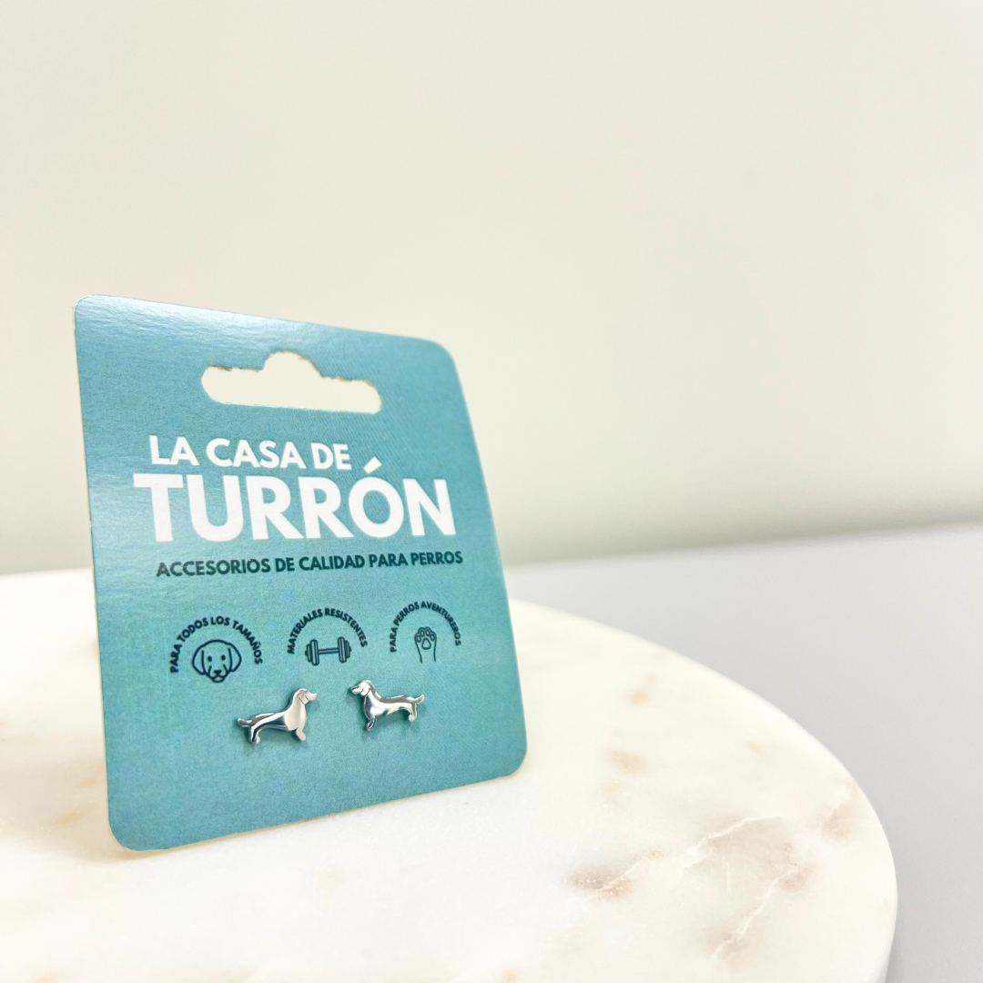 Boucles d'oreilles teckel