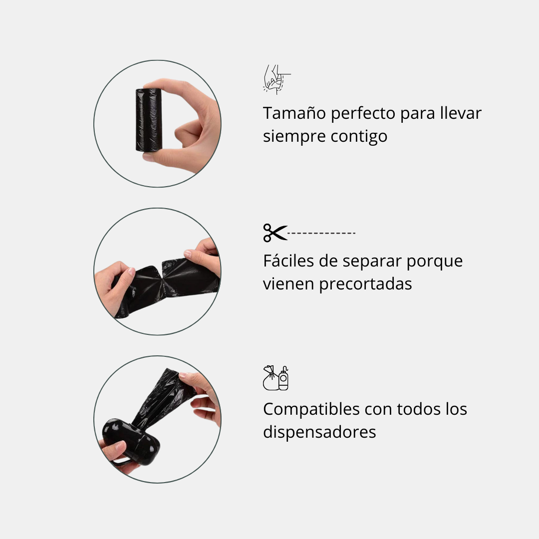 Bolsas de caca para perro caracteristicas