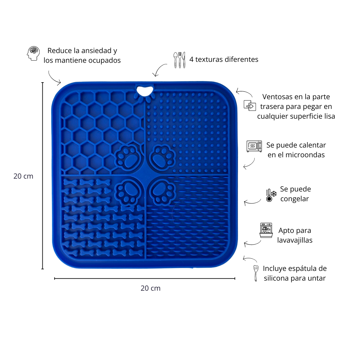 Caracteristicas lickmat tapete para lamer para mascotas la casa de turron