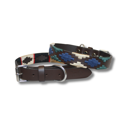 Collares de cuero a mano modelo iguazu y modelo bariloche- la casa de turron
