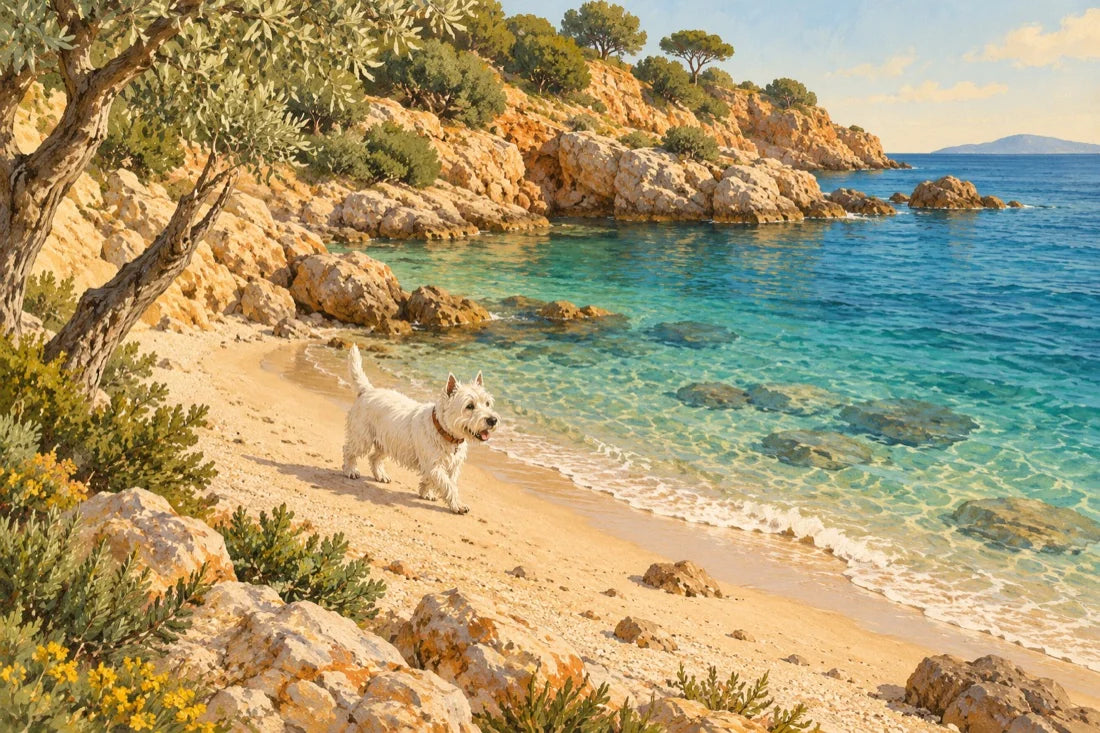 Ilustración de ambiente para descubrir planes con perro